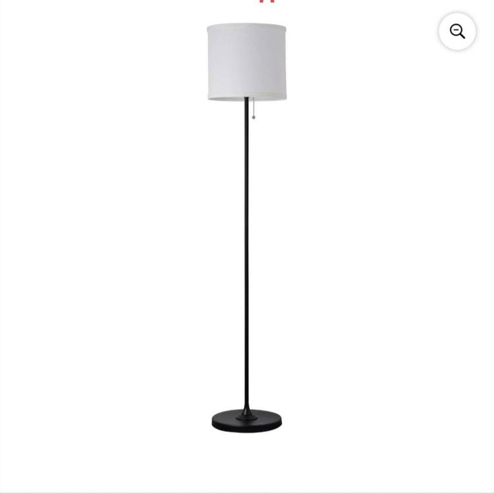 Modern Black and White Floor Lamp